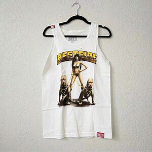 NWT Best x Breezy‎ Excursion White Muscle Tank Size Small